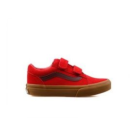 Vans VN000CYWRED1 Old Skool V Kırmızı Çocuk Günlük Ayakkabı