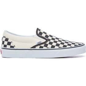 Vans VN000EYEBWW Checkerboard Classic Slip-On Beyaz - Siyah Kadın Günlük Ayakkabı