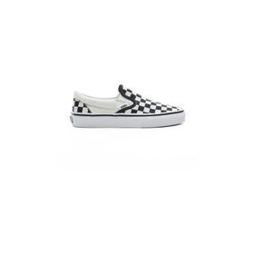 Vans VN000EYEBWW Checkerboard Classic Slip-On Beyaz - Siyah Kadın Günlük Ayakkabı