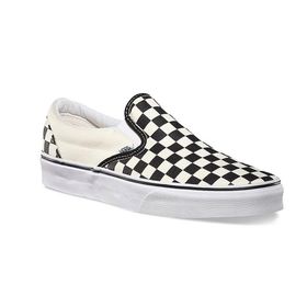 Vans VN000EYEBWW1 Classic Slip On Beyaz Siyah Unisex Günlük Ayakkabı
