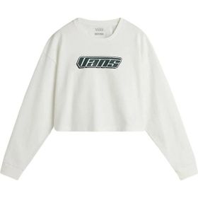 Vans VN000J4KFS81 Retro V Ls Relax Crop Beyaz Kadın T-shirt