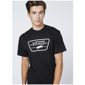 Vans VN000QN8Y281 Siyah Full Patch Erkek T-Shirt