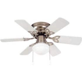 Vanti KCF278 60 W Beyaz Nikel 6 Kanatlı Avizeli Tavan Vantilatörü