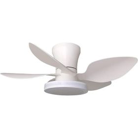 Vanti KCF304 30 W 28 inç 5 Kanatlı 3 Renk Kumandalı Ledli Beyaz Dekoratif Tavan Vantilatörü