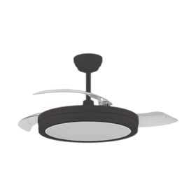 Vanti KCF306 30 W 42 inç Siyah Modern 3 Renk Kumandalı Ledli Dekoratif Tavan Vantilatörü