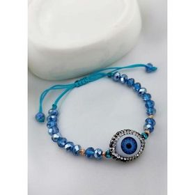 VAOOV 925 Ayar Gümüş Bayan Nazar Bileklik