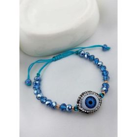 VAOOV 925 Ayar Gümüş Bayan Nazar Bileklik