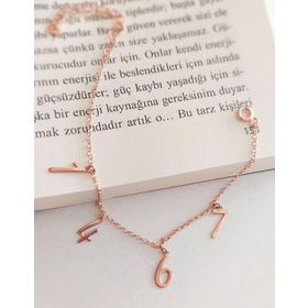 VAOOV 925 Ayar Gümüş Dört Rakamlı Zincir Bileklik