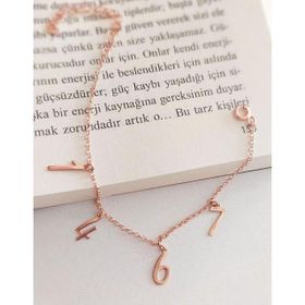 VAOOV 925 Ayar Gümüş Dört Rakamlı Zincir Bileklik