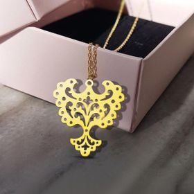 Vaoov 925 Ayar​ Gümüş Kanatlı Melek Kolye