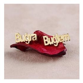 VAOOV 925 Ayar Gümüş Kişiye Özel Lazer Kesim İsimli Küpe