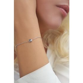 VAOOV 925 Ayar Gümüş Kutup Yıldızı Bileklik