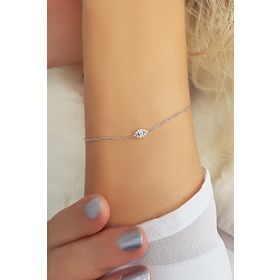 VAOOV 925 Ayar Gümüş Mekik Bileklik