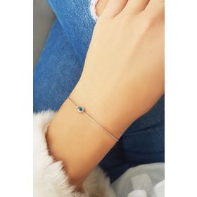 VAOOV 925 Ayar Gümüş Nazar Bileklik