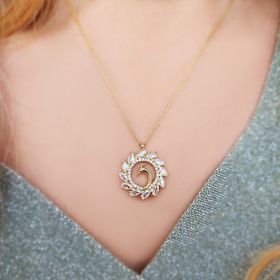 Vaoov 925 Ayar Tavuskuşu Gümüş Kolye