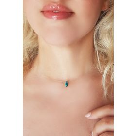 Vaoov Swarovski Taşlı Gümüş Hayalet Kolye