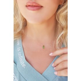 Vaoov Swarovski Taşlı Gümüş Hayalet Kolye