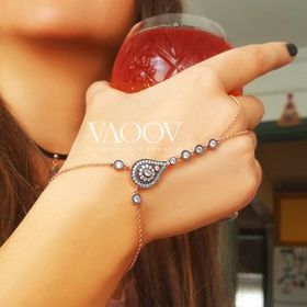 VAOOV Taşlı Şahmeran Bileklik