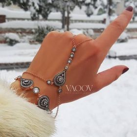VAOOV Taşlı Şahmeran Bileklik