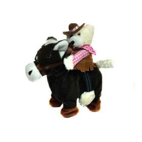 Vardem 1108JX Kovboy Ayı ve At Peluş Oyuncak