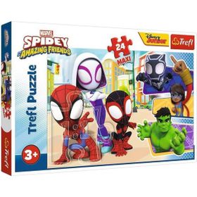 Vardem 14348 Maxi Spidey and His 24 Parça Çocuk Puzzle