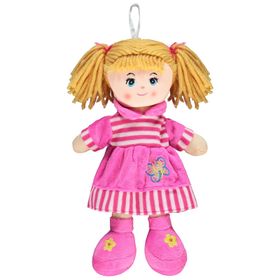 Vardem 30 cm Fuşya Bez Bebek