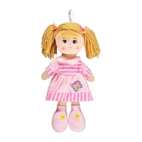 Vardem 30 cm Pembe Bez Bebek