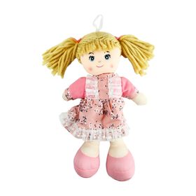 Vardem 30 cm Pembe Bez Bebek