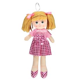 Vardem 37 cm Pembe Bez Bebek