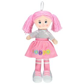Vardem 37 cm Pembe Bez Bebek