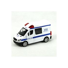 Vardem 588A-POL Çek Bırak 1:30 Işıklı Sesli Polis Arabası