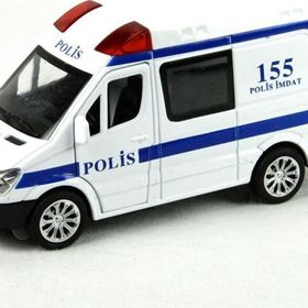Vardem 588A-POL Çek Bırak 1:30 Işıklı Sesli Polis Arabası