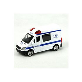 Vardem 588A-POL Çek Bırak 1:30 Işıklı Sesli Polis Arabası