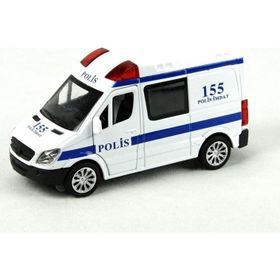 Vardem 588A-POL Çek Bırak 1:30 Işıklı Sesli Polis Arabası