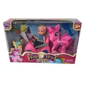 Vardem 87165 Kutulu Arabalı Sevimli 2 Atlı Bebek Set