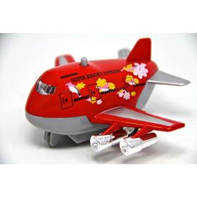 Vardem Açık 9 cm Pilli Sesli Metal Çek Bırak Tombul Uçak