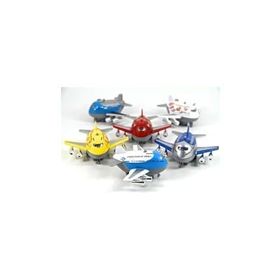 Vardem Açık 9 cm Pilli Sesli Metal Çek Bırak Tombul Uçak