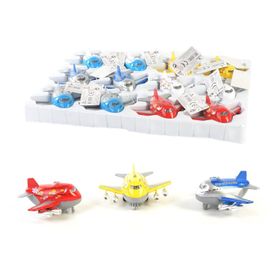 Vardem Açık 9 cm Pilli Sesli Metal Çek Bırak Tombul Uçak