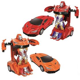 Vardem Bugatti Veyron 6878A 1:32 Robota Dönüşen Mavi Araba