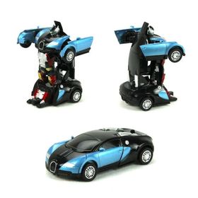Vardem Bugatti Veyron 6878A 1:32 Robota Dönüşen Mavi Araba