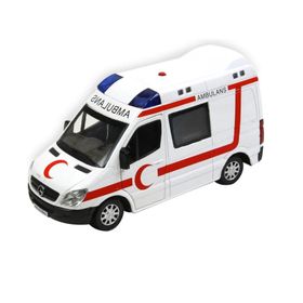 Vardem Çek-Bırak Özellikli 1.32 Işıklı Sesli Metal Ambulans