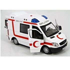 Vardem Çek-Bırak Özellikli 1.32 Işıklı Sesli Metal Ambulans