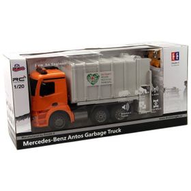 Vardem E560-003 Mercedes Benz Kutulu Uzaktan Kumandalı Şarjlı Çöp Kamyonu