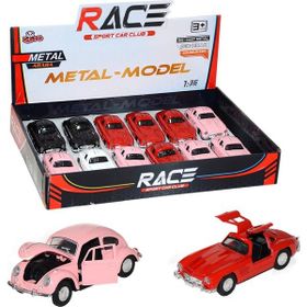 Vardem Oyuncak Çek 1:36 Bırak Pastel Renkli Die Cast Kaplumbağa Araba