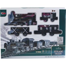 Vardem Oyuncak FF-1603C-4C Sesli ve Işıklı Buharlı Tren