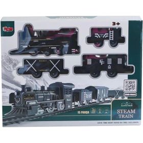 Vardem Oyuncak FF-1603C-4C Sesli ve Işıklı Buharlı Tren