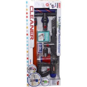 Vardem Oyuncak HUA-1009 3 in 1 Dikey Oyuncak Elektrik Süpürgesi