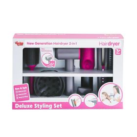 Vardem Oyuncak HUA-1019 Sesli ve Işıklı 2 in 1 Lüks Saç Şekillendirici Set