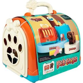 Vardem Oyuncak JND-3615-1 Taşıma Çantalı Hareketli Pilli Köpek Oyun Seti