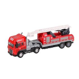 Vardem Oyuncak KLX800-239 Sesli Işıklı 1:24 Oyuncak İtfaiye Tırı